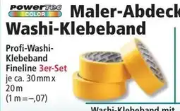 Norma PowerTec Maler-Abdeckband Washi-Klebeband Angebot