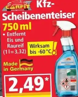 Norma CARFIT Kfz-Scheiben- Scheibenenteiser Angebot