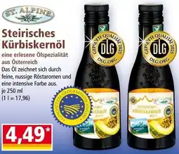 Norma ST. ALPINE Steirisches Kürbiskernöl Angebot