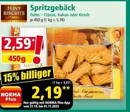 Norma Spritzgebäck Angebot