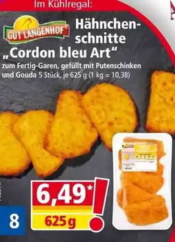 Norma GUT LANGENHOF Hähnchen- schnitte ,,Cordon bleu Art" Angebot