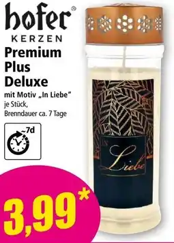 Norma hofer® KERZEN Premium Plus Deluxe Angebot