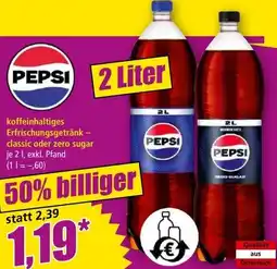 Norma koffeinhaltiges Erfrischungsgetränk - classic oder zero sugar Angebot