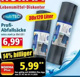 Norma multiTEC Profi- Abfallsäcke Angebot