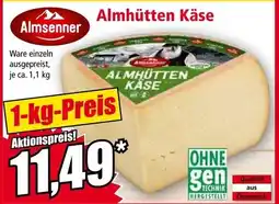 Norma Almsenner Almhütten Käse Angebot