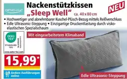 Norma ORTHO-Vital Nackenstützkissen Sleep Well Angebot