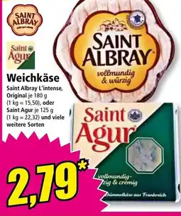 Norma Saint Agur Weichkäse Angebot