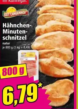 Norma Hähnchen- Minuten- schnitzel Angebot