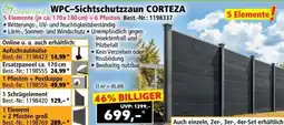 Norma GreenYard WPC-Sichtschutzzaun CORTEZA Angebot