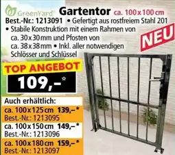 Norma GreenYard Gartentor Angebot