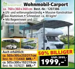 Norma GreenYard Wohnmobil-Carport Angebot