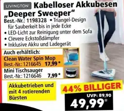Norma LIVINGTON Kabelloser Akkubesen Deeper Sweeper Angebot