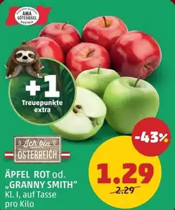 PENNY Äpfel rot od granny smith Angebot