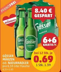 PENNY Gösser märzen od. naturradler Angebot