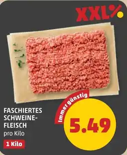 PENNY FASCHIERTES SCHWEINE FLEISCH Angebot