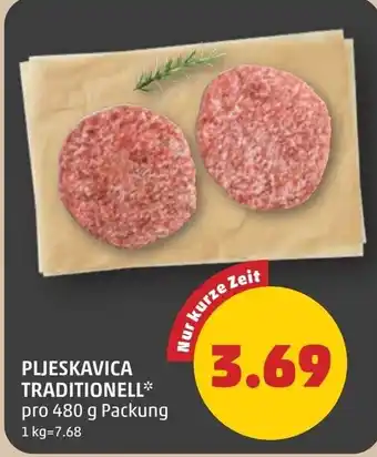 PENNY Pljeskavica traditionell Angebot