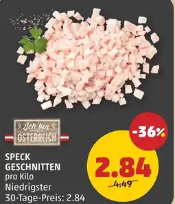PENNY Speck geschnitten Angebot