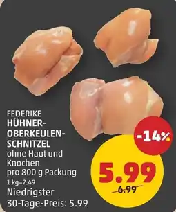 PENNY Hühner oberkeulen schnitzel Angebot