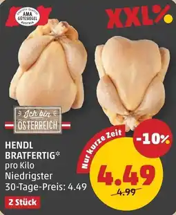 PENNY Hendl bratfertig Angebot