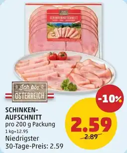 PENNY Schinken aufschnitt Angebot