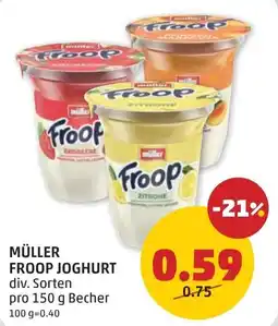 PENNY Müller froop joghurt Angebot