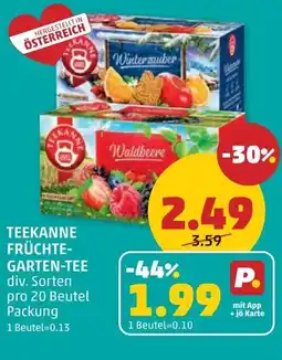 PENNY TEEKANNE FRÜCHTE GARTEN TEE Angebot