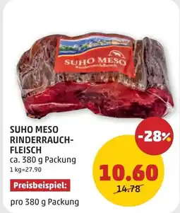 PENNY Suho meso rinderrauch fleisch Angebot