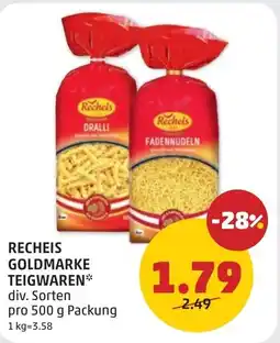 PENNY Recheis goldmarke teigwaren Angebot