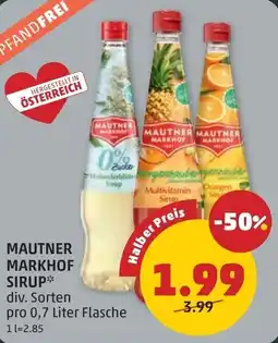 PENNY MAUTNER MARKHOF SIRUP Angebot
