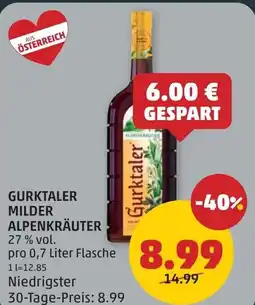 PENNY GURKTALER MILDER ALPENKRÄUTER Angebot