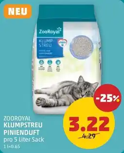 PENNY ZOOROYAL KLUMPSTREU PINIENDUFT Angebot