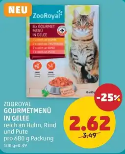 PENNY Zooroyal gourmetmenü in gelee Angebot