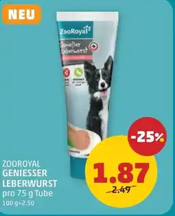 PENNY Zooroyal geniesser leberwurst Angebot