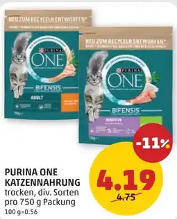 PENNY PURINA ONE KATZENNAHRUNG Angebot