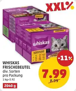 PENNY WHISKAS FRISCHEBEUTEL Angebot