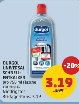 PENNY Durgol universal schnell entkalker Angebot
