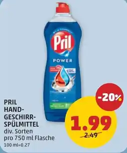 PENNY PRIL HAND GESCHIRR SPÜLMITTEL Angebot