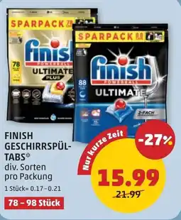 PENNY FINISH GESCHIRRSPÜL TABS* Angebot