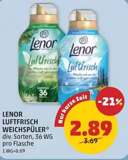 PENNY LENOR LUFTFRISCH WEICHSPÜLER Angebot
