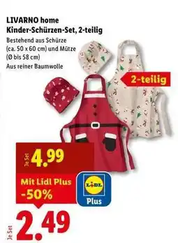 Lidl LIVARNO home Kinder-Schürzen-Set, 2-teilig Angebot