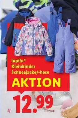 Lidl lupilu Kleinkinder Schneejacke/-hose Angebot