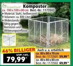 Norma Komposter ca. 100 x 100 x 80 cm Angebot