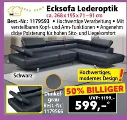 Norma Ecksofa Lederoptik Angebot