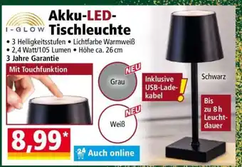 Norma Akku-LED-Tischleuchte Angebot