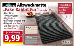 Norma Allzweckmatte Fake Rabbit Fur Angebot