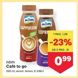 MPreis NÖM Café to Go Angebot