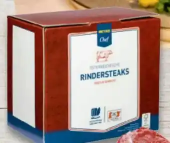 Metro Rindersteaks Angebot