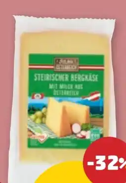 PENNY Ich bin Österreich Steirischer Bergkäse Angebot