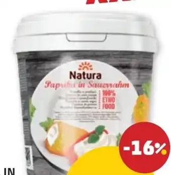 PENNY Natura Paprika in Sauerrahm Angebot