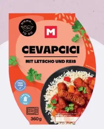 MPreis Cevapcici mit Letscho & Reis Angebot